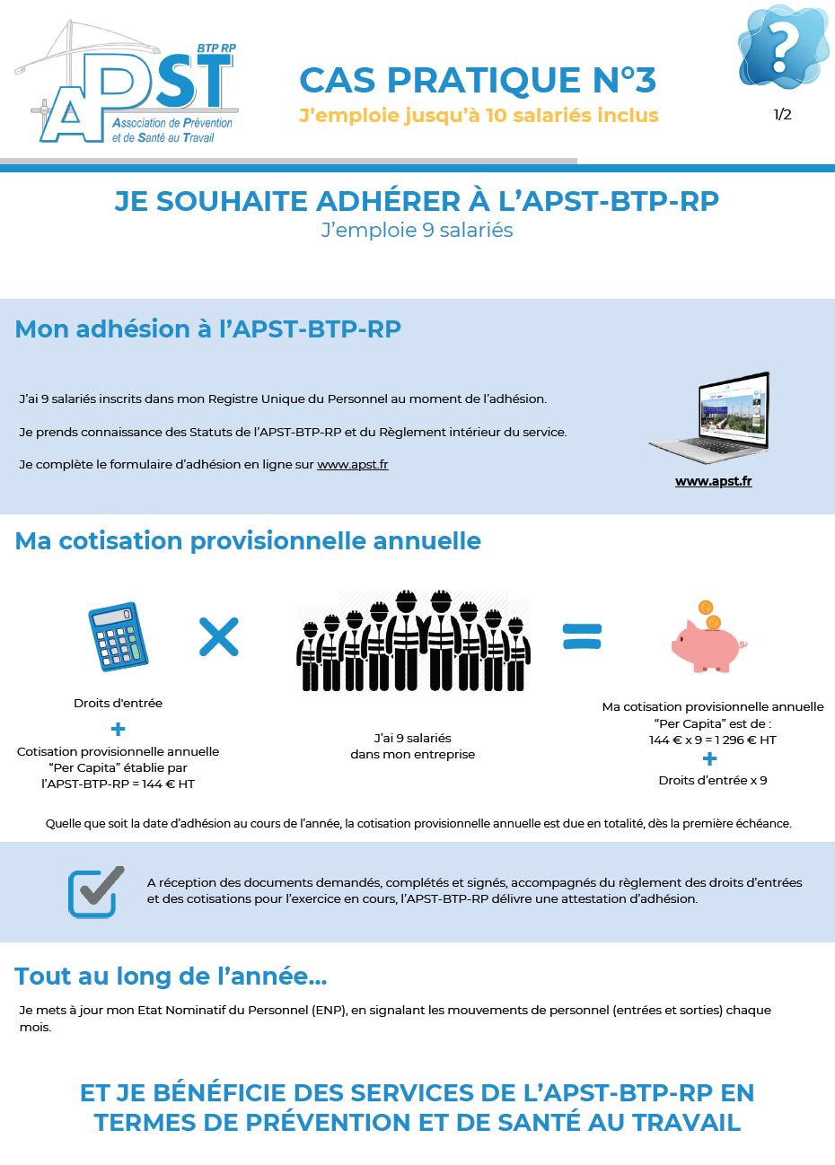 Cas pratique nouveaux adhérents 3